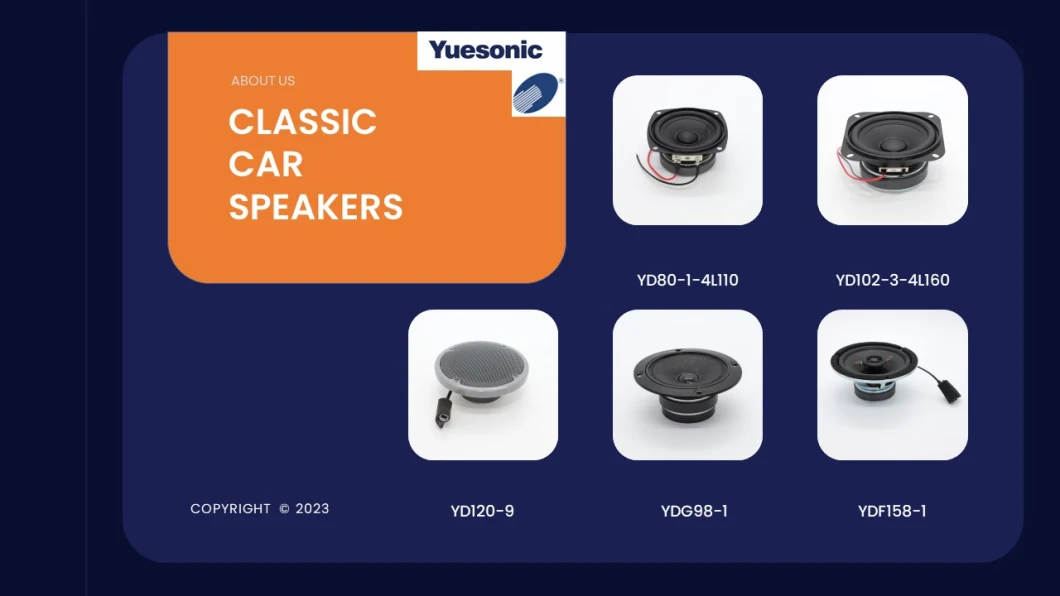 23mm Micro Speaker / Mylar Speaker 1 W