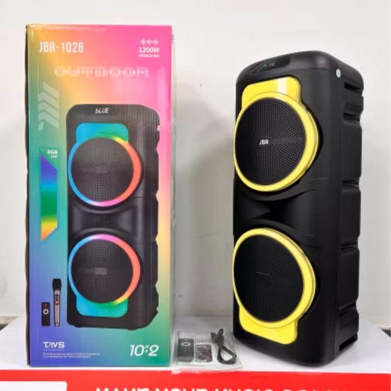 Diamond Audio Factory Nuovo popolare altoparlante wireless per feste in legno con doppio woofer da 10 pollici